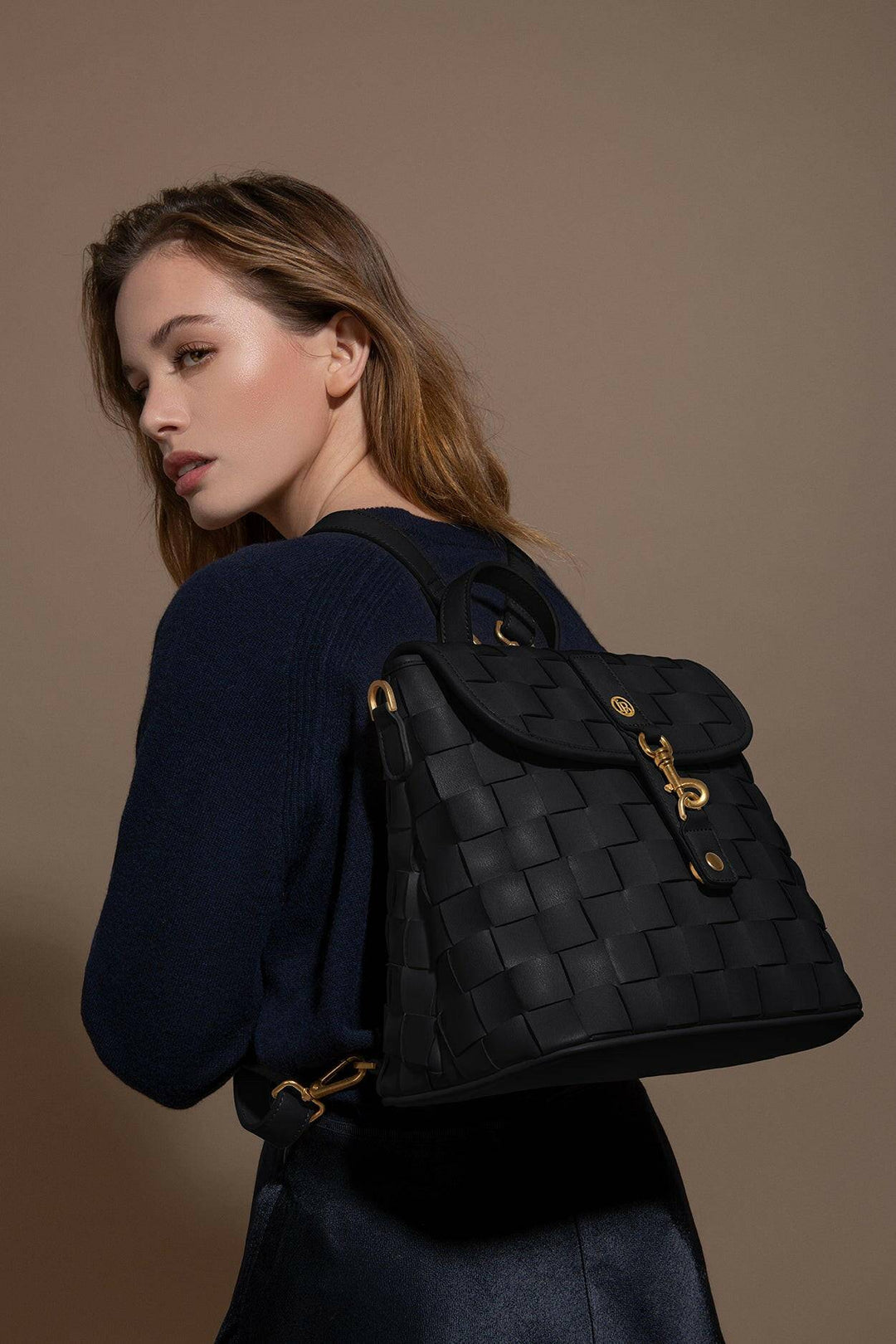 Rosie Black Mini Backpack-Shangri-La Fashion