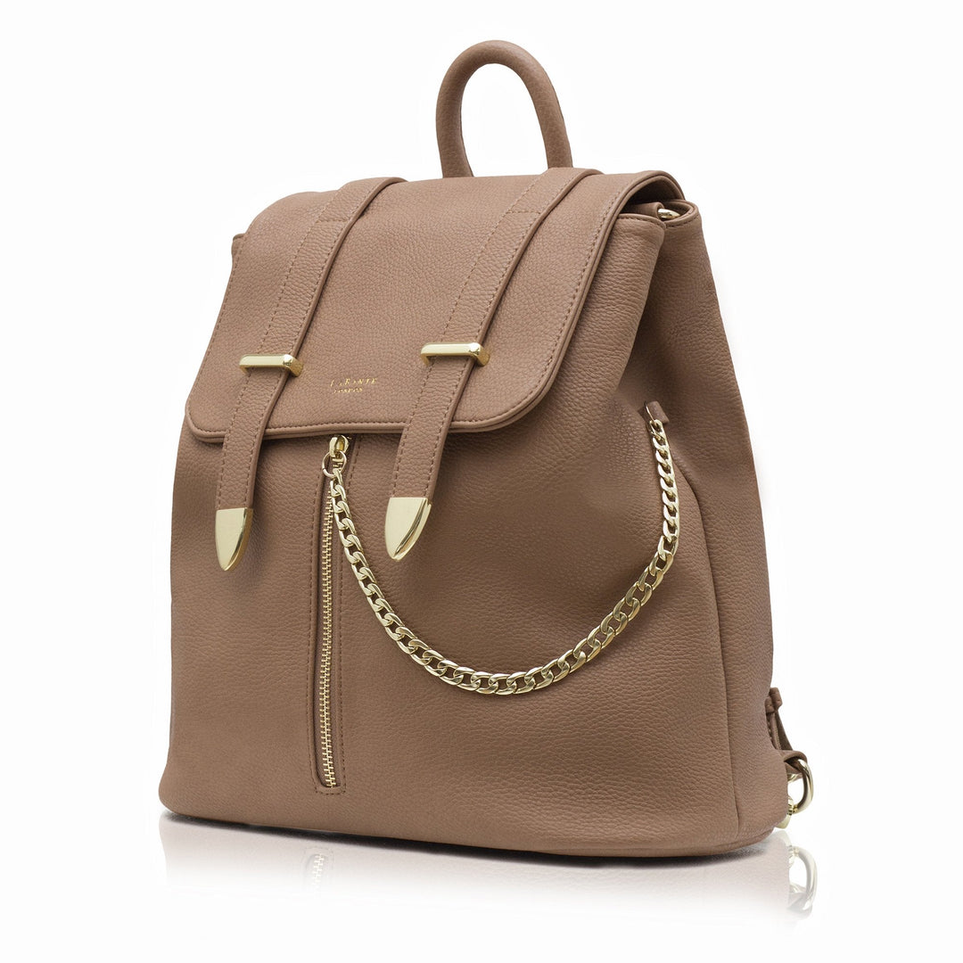 Agnes Brown Vegan Rucksack-2