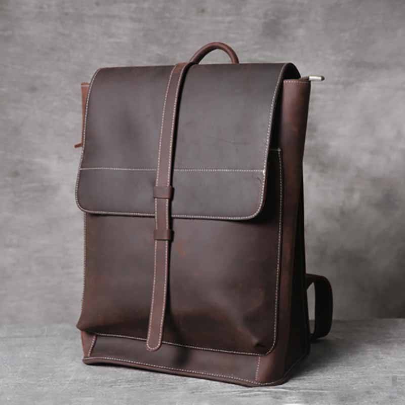 The Gosta Backpack | Handmade Vintage Leather-Shangri-La Fashion