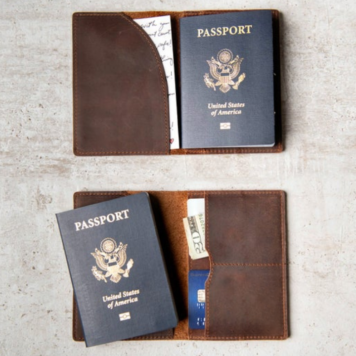 Priam Handmade Leather Passport Cover-3