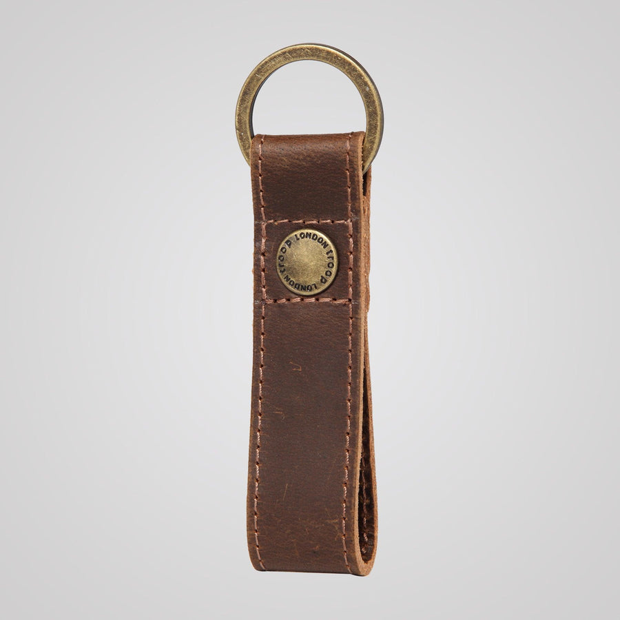 Troop London Practical Loop Keyring - Leather Loop Keyring-0