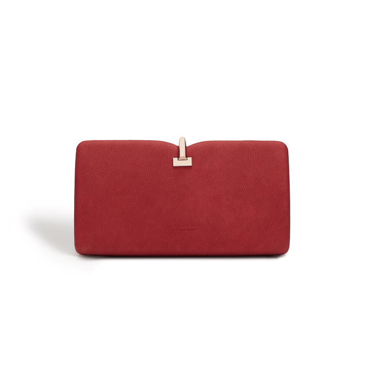 Red - Allegro Vegan Clutch Bag-Shangri-La Fashion