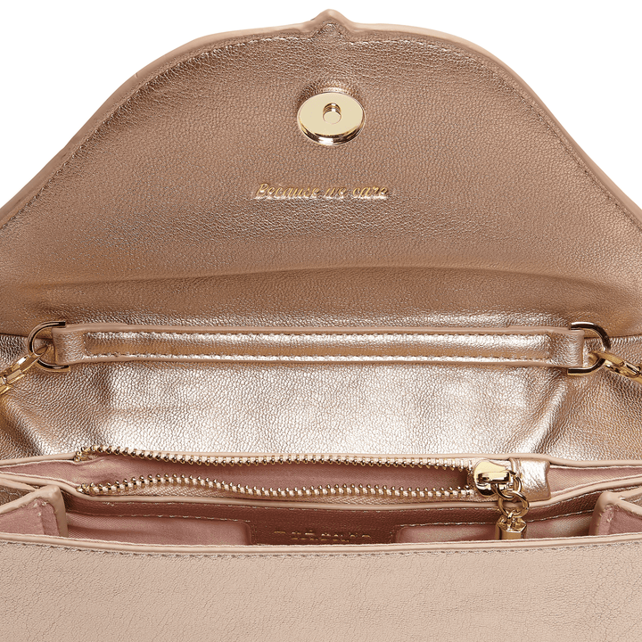 Monarch Rose Gold Vegan Cross Body Purse-Shangri-La Fashion