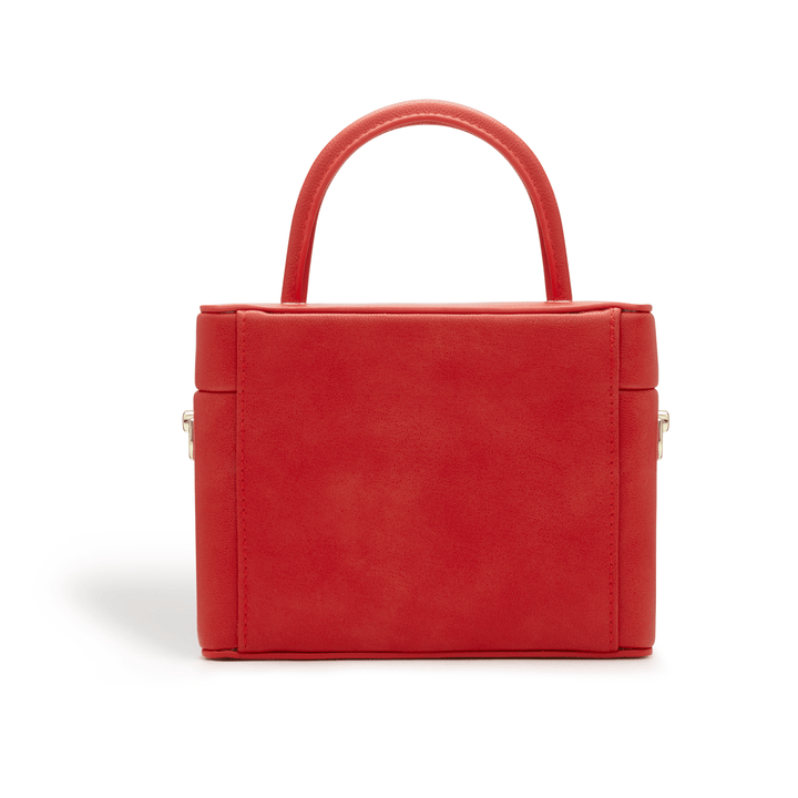 Mae Red Vegan Crossbody Satchel-Shangri-La Fashion