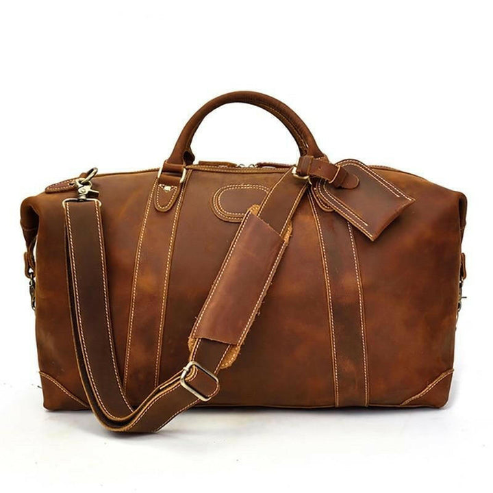 The Eira Duffle Bag | Vintage Leather Weekender-1