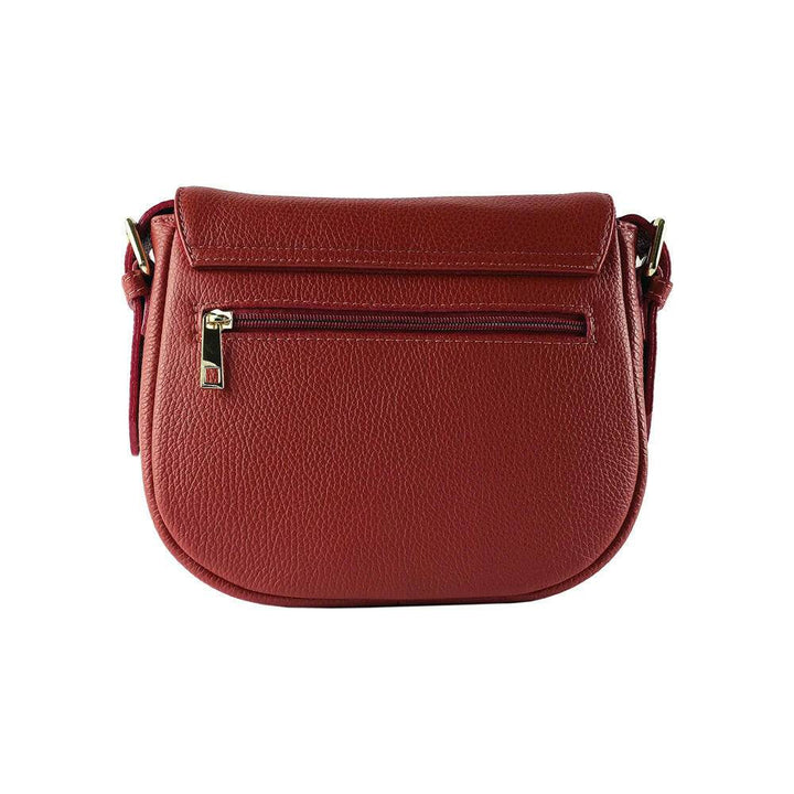 Woman bag in genuine leather with shoulder strap-Shangri-La Fashion