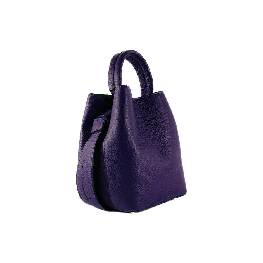 RB1006Y | Women's Bucket Bag with Shoulder Bag in Genuine Leather -0