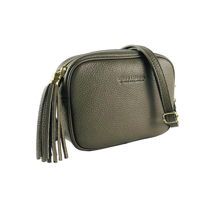 RB1007AQ | Women's Shoulder Bag in Genuine Leather -0