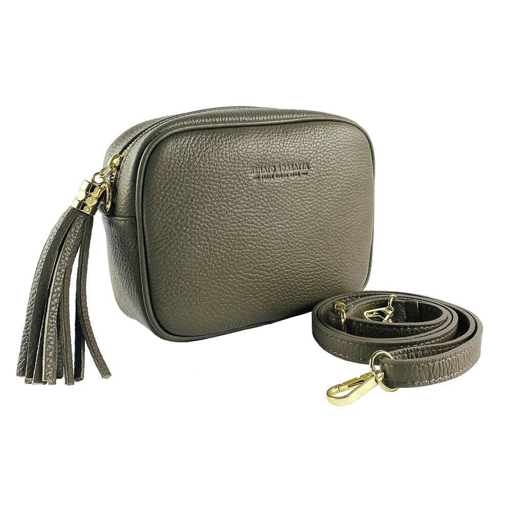 RB1007AQ | Women's Shoulder Bag in Genuine Leather