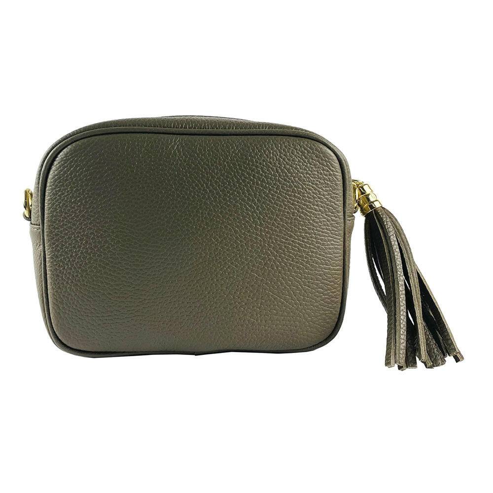 RB1007AQ | Women's Shoulder Bag in Genuine Leather