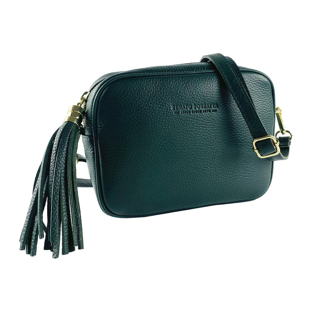 RB1007E | Women's Shoulder Bag in Genuine Leather -0