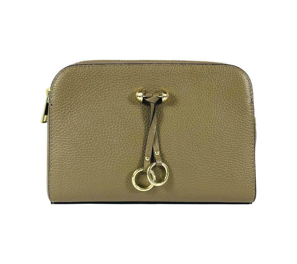 RB1011AQ | Women's Shoulder Bag in Genuine Leather