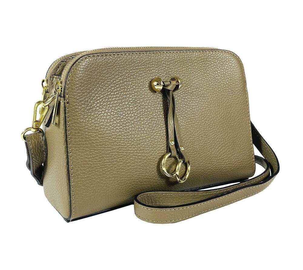 RB1011AQ | Women's Shoulder Bag in Genuine Leather