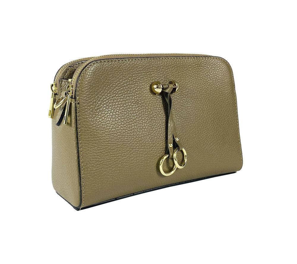 RB1011AQ | Women's Shoulder Bag in Genuine Leather