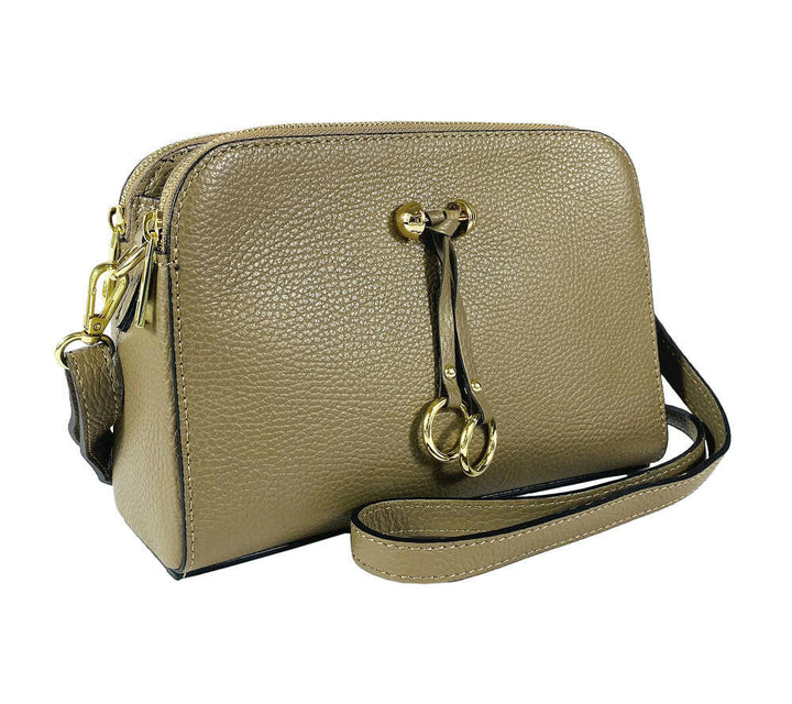 RB1011AQ | Women's Shoulder Bag in Genuine Leather -0