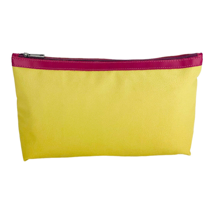 RB1024BE | Women's handbag in genuine leather Made in Italy with removable shoulder strap. Large internal removable bag. Glossy gunmetal accessories - Fuchsia color - Dimensions: 48x31x11 cm-6