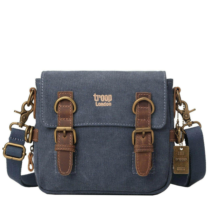 TRP0111 Troop London Classic Canvas Across Body Bag Travel Bag - Shangri-La Fashion