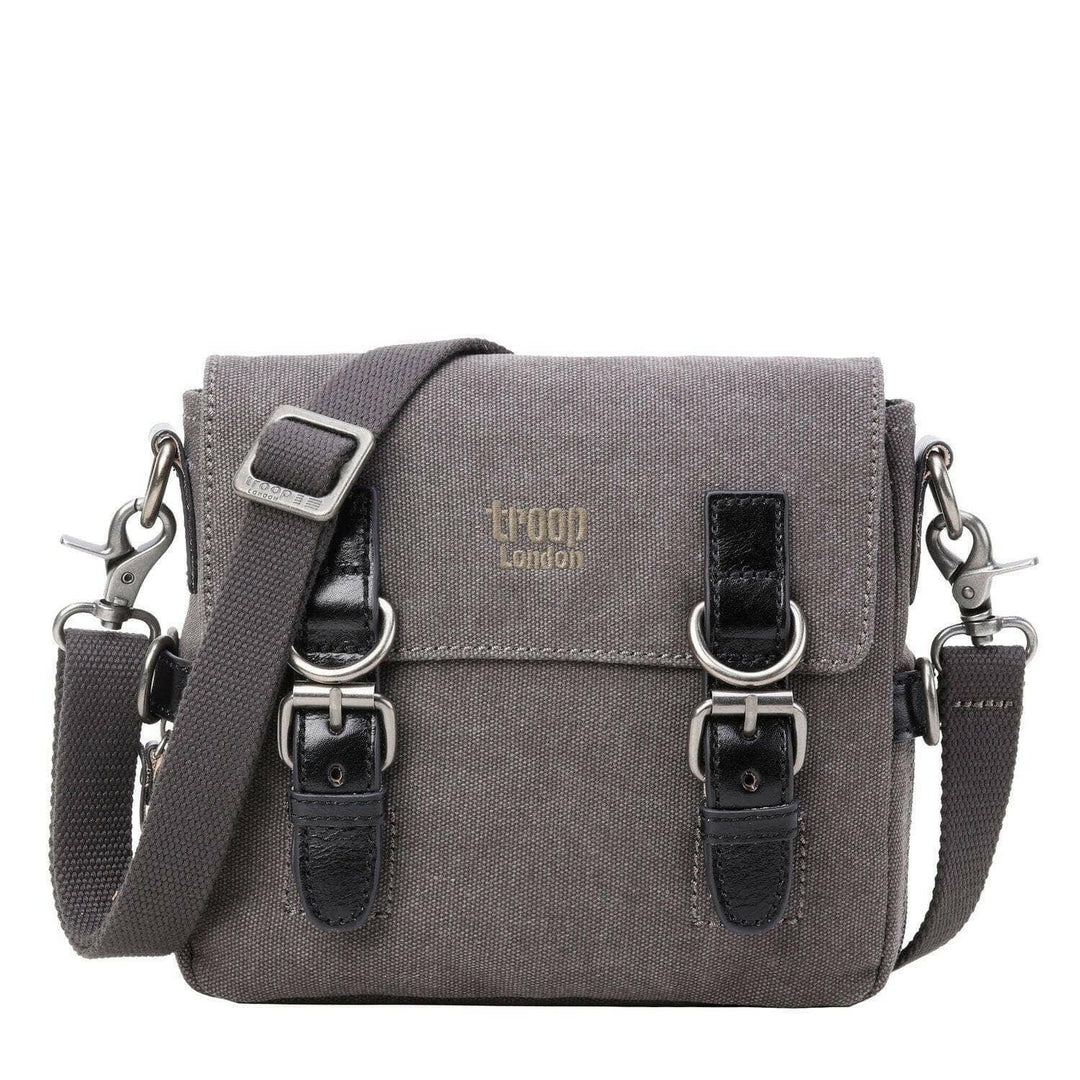 TRP0111 Troop London Classic Canvas Across Body Bag Travel Bag - Shangri-La Fashion