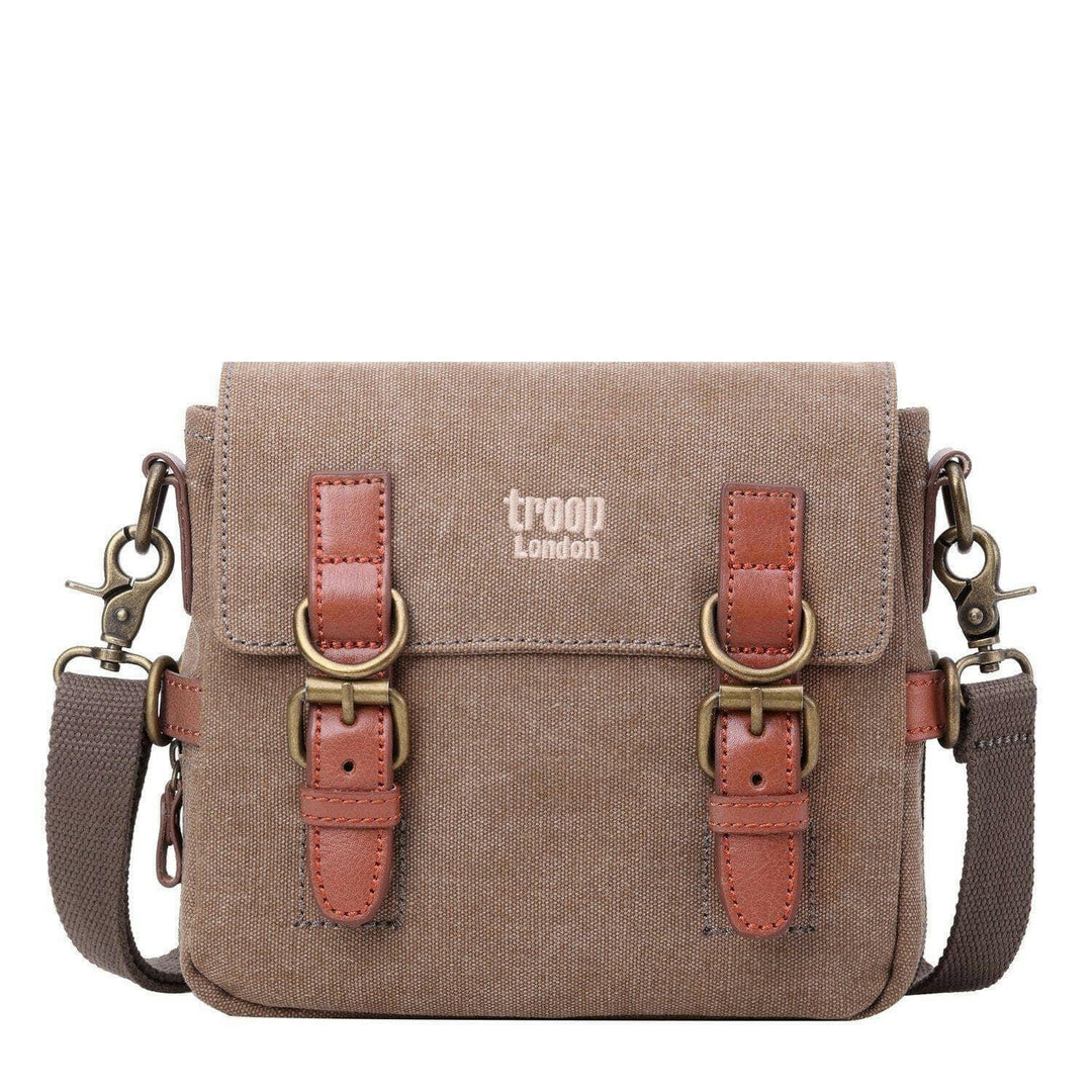 TRP0111 Troop London Classic Canvas Across Body Bag Travel Bag - Shangri-La Fashion