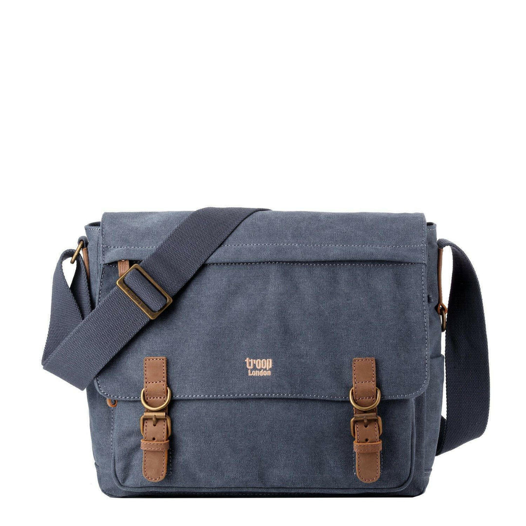 TRP0207 Troop London Classic Canvas Laptop Messenger Bag-1