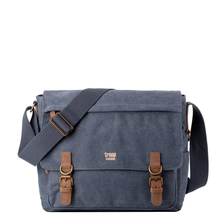 TRP0207 Troop London Classic Canvas Laptop Messenger Bag