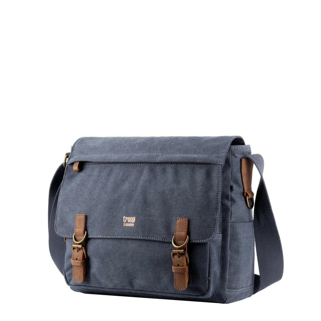 TRP0207 Troop London Classic Canvas Laptop Messenger Bag-0