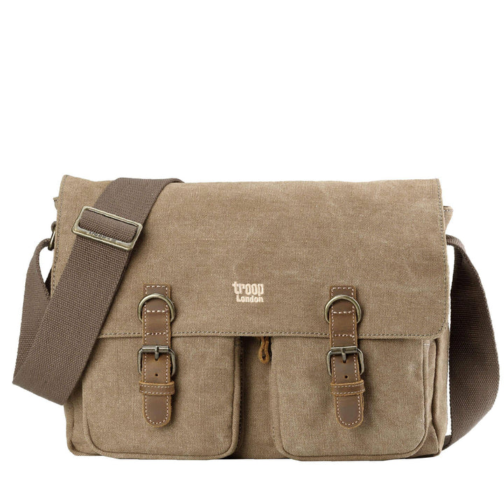 TRP0210 Troop London Classic Canvas Messenger Bag