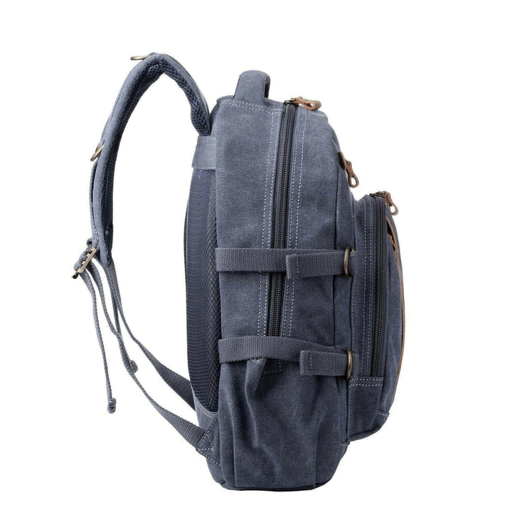 TRP0257 Troop London Classic Canvas Laptop Backpack - Large - Shangri-La Fashion