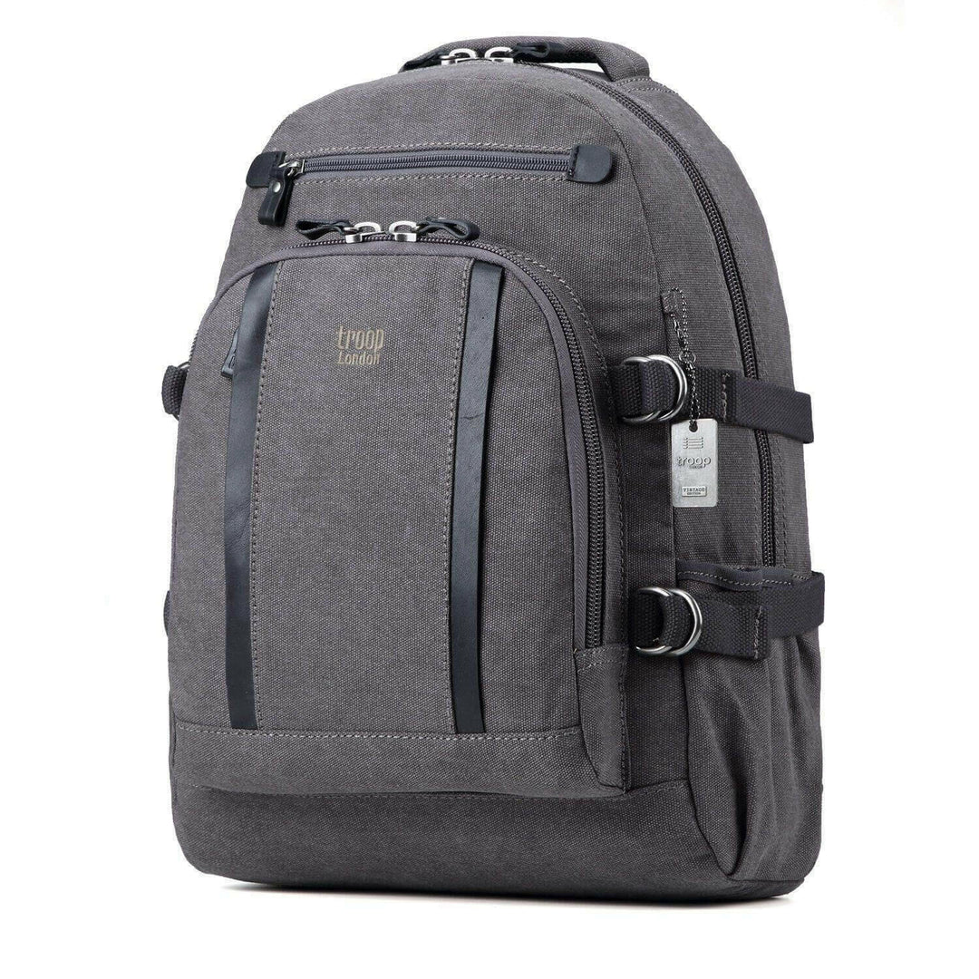 TRP0257 Troop London Classic Canvas Laptop Backpack - Large - Shangri-La Fashion