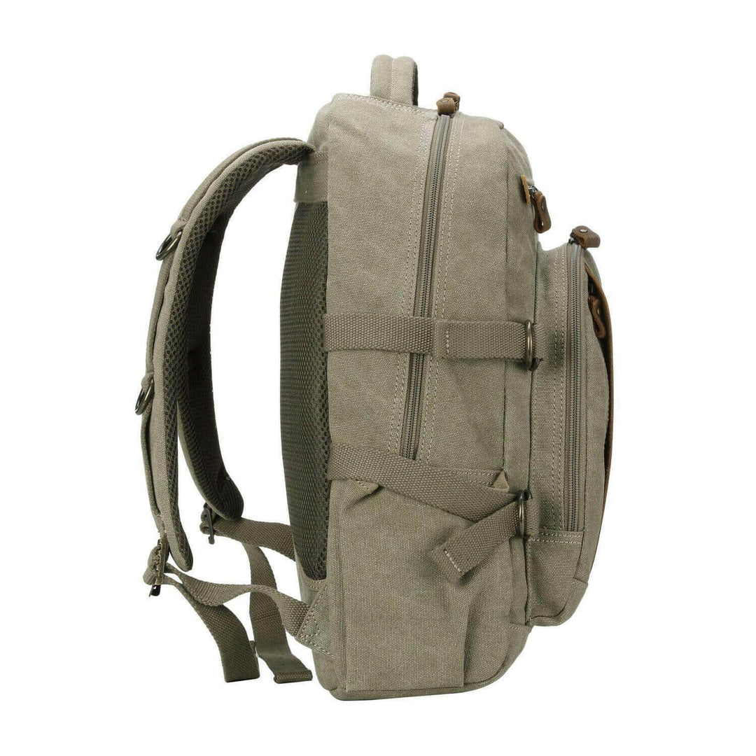 TRP0257 Troop London Classic Canvas Laptop Backpack - Large - Shangri-La Fashion