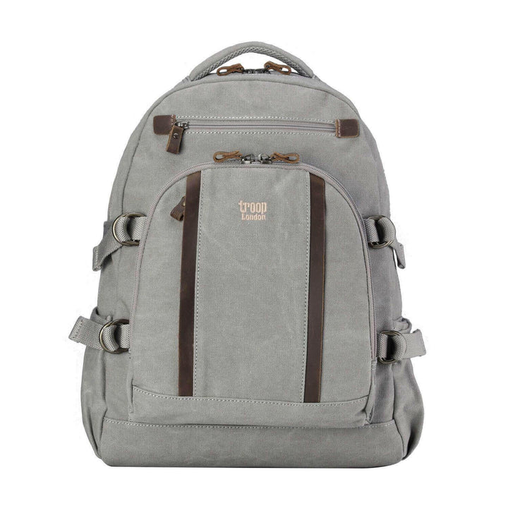 TRP0257 Troop London Classic Canvas Laptop Backpack - Large - Shangri-La Fashion