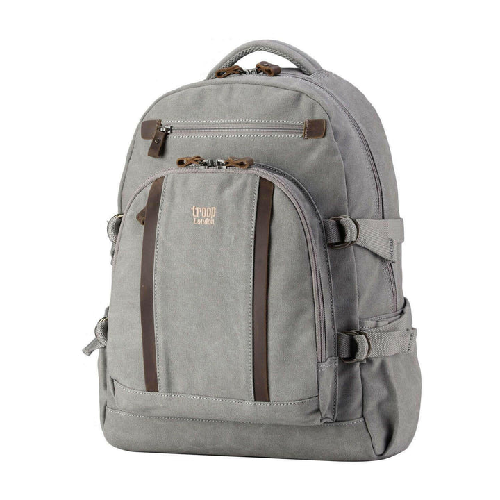 TRP0257 Troop London Classic Canvas Laptop Backpack - Large - Shangri-La Fashion