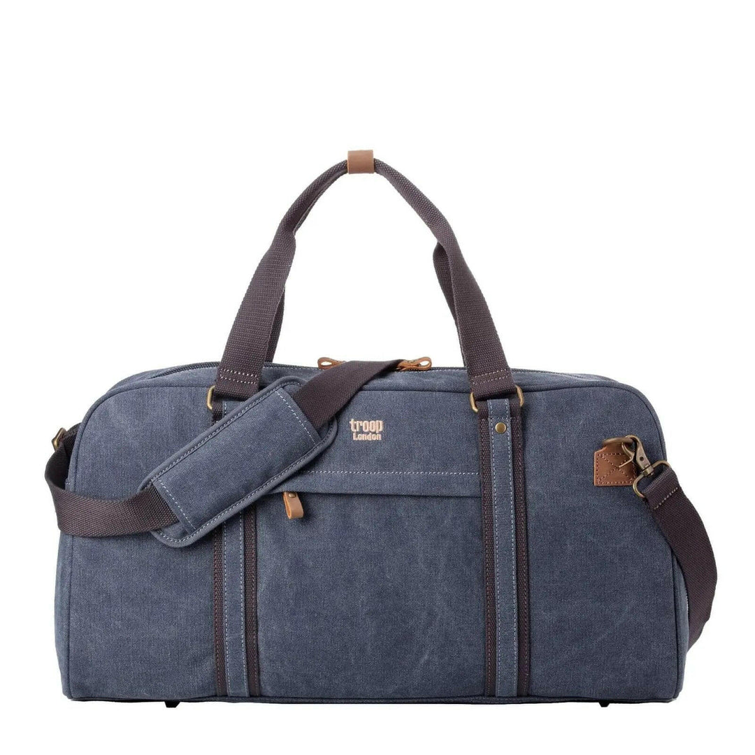 TRP0389 Troop London Classic Canvas Travel Duffel Bag, Large Holdall - Shangri-La Fashion