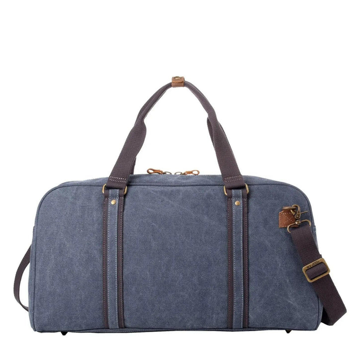 TRP0389 Troop London Classic Canvas Travel Duffel Bag, Large Holdall - Shangri-La Fashion