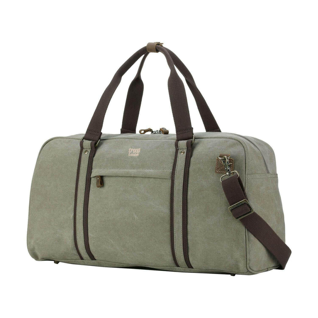 TRP0389 Troop London Classic Canvas Travel Duffel Bag, Large Holdall - Shangri-La Fashion