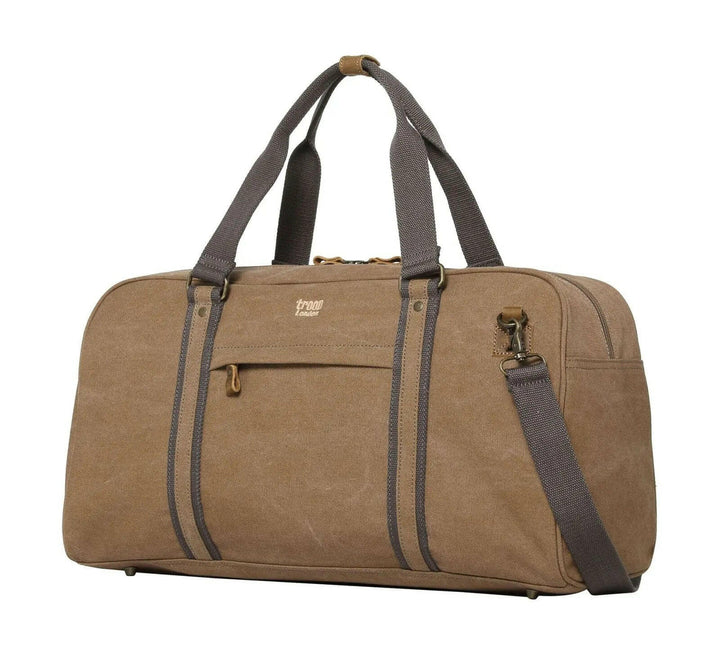 TRP0389 Troop London Classic Canvas Travel Duffel Bag, Large Holdall - Shangri-La Fashion