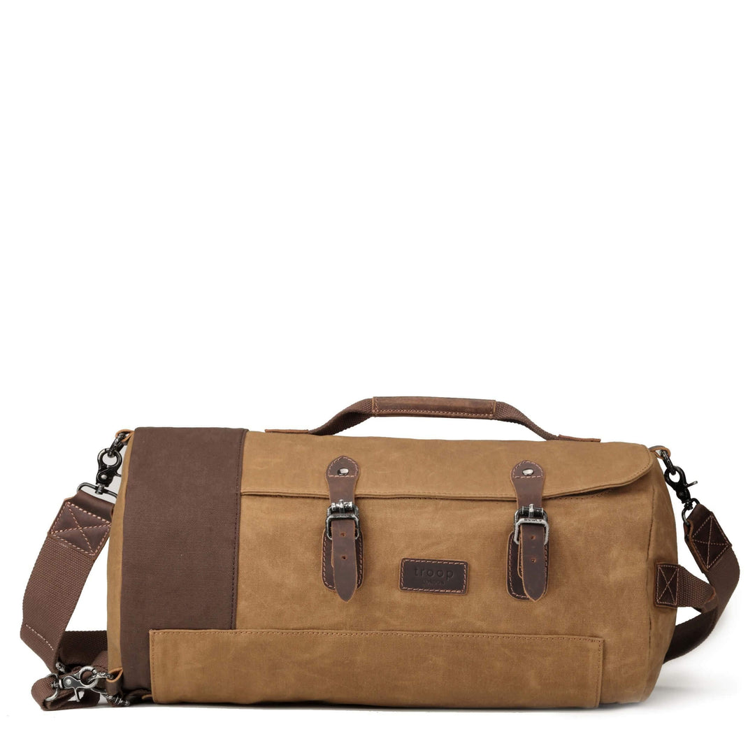 Unisex Canvas Duffel Backpack | Travel Laptop Bag Crossbody Holdall-2