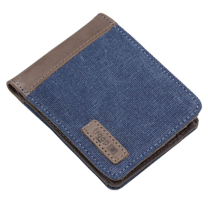 TRP0500 Troop London Accessories Canvas Bi-fold Wallet