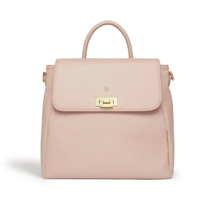 Zuri Nude Pink Vegan Backpack-1