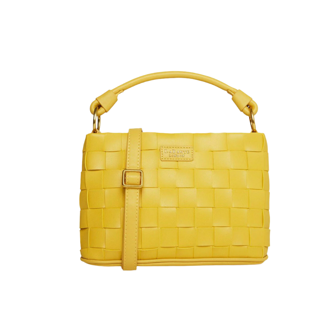 Bella Mustard Yellow Vegan Mini Crossbody Bag