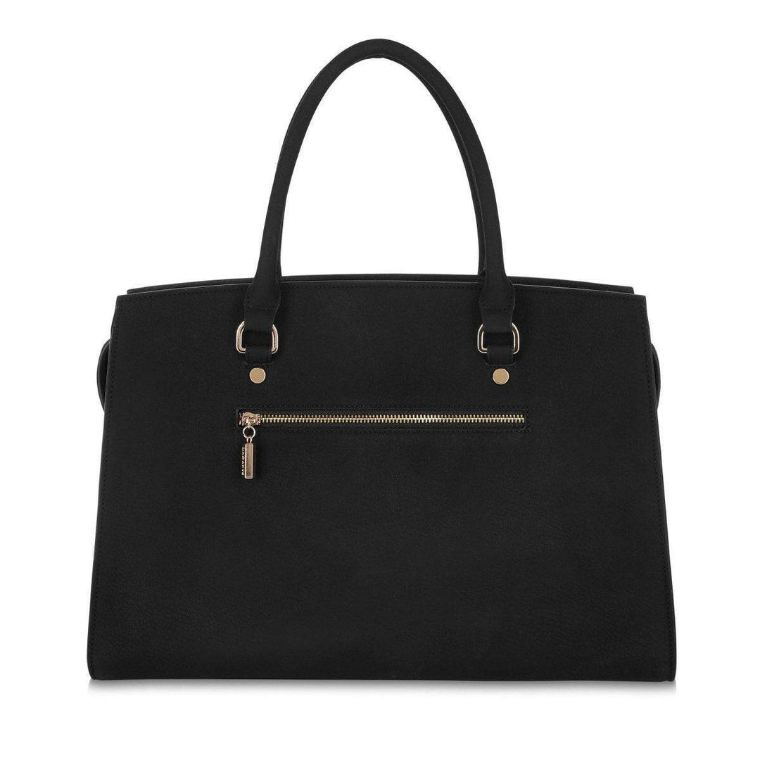 Black - Aricia Vegan Fashion Computer Bag-Shangri-La Fashion