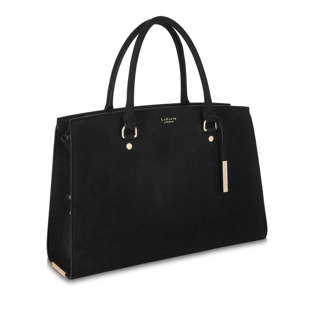 Black - Aricia Vegan Fashion Computer Bag-Shangri-La Fashion