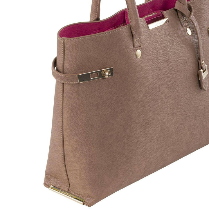 Brown - Windsor Vegan Tote-Shangri-La Fashion