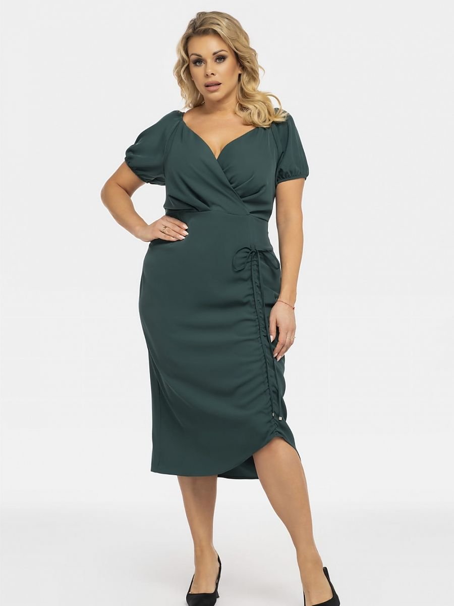 Plus size dress model 190954 Karko-0