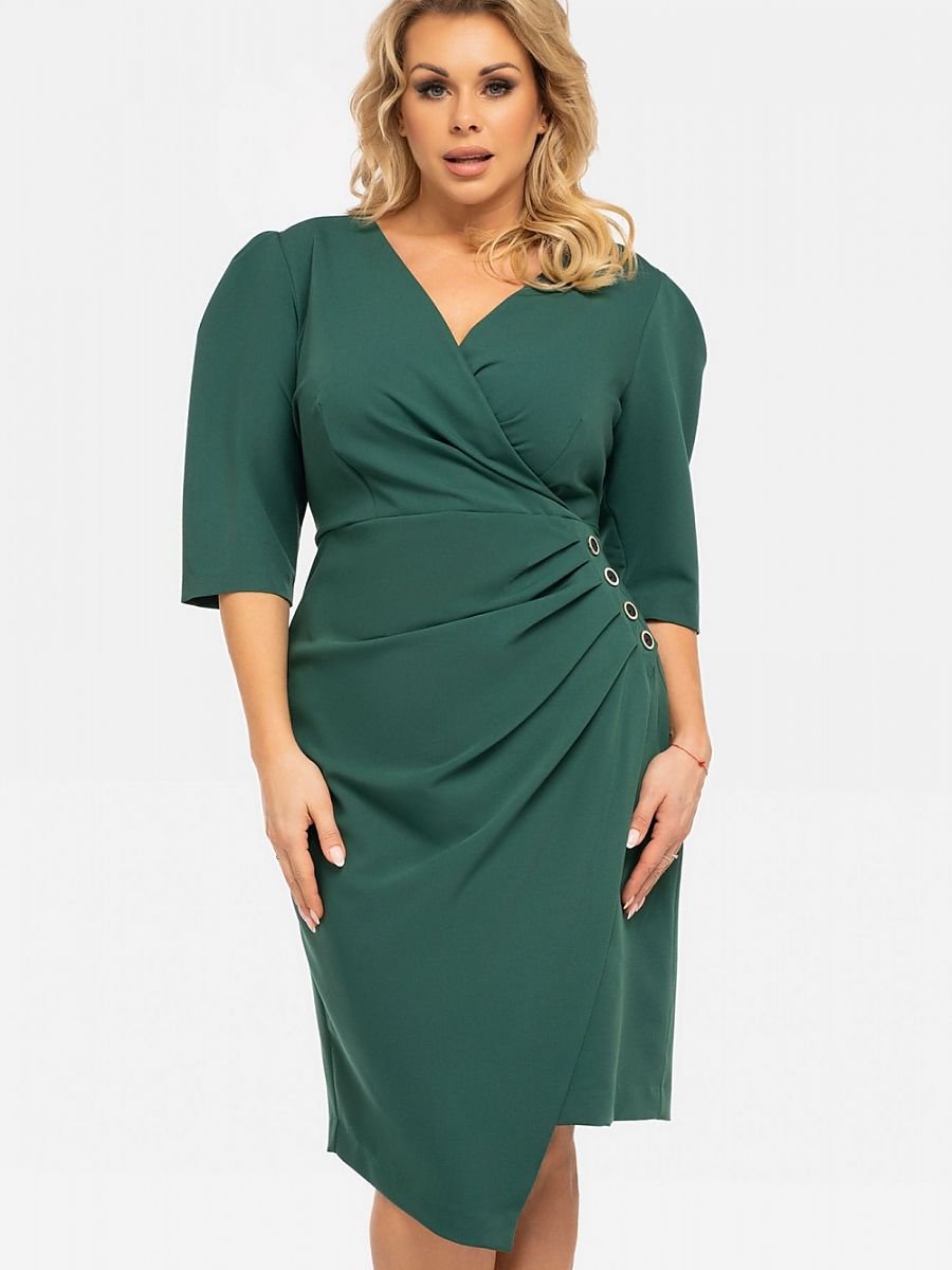 Plus size dress model 190962 Karko-0