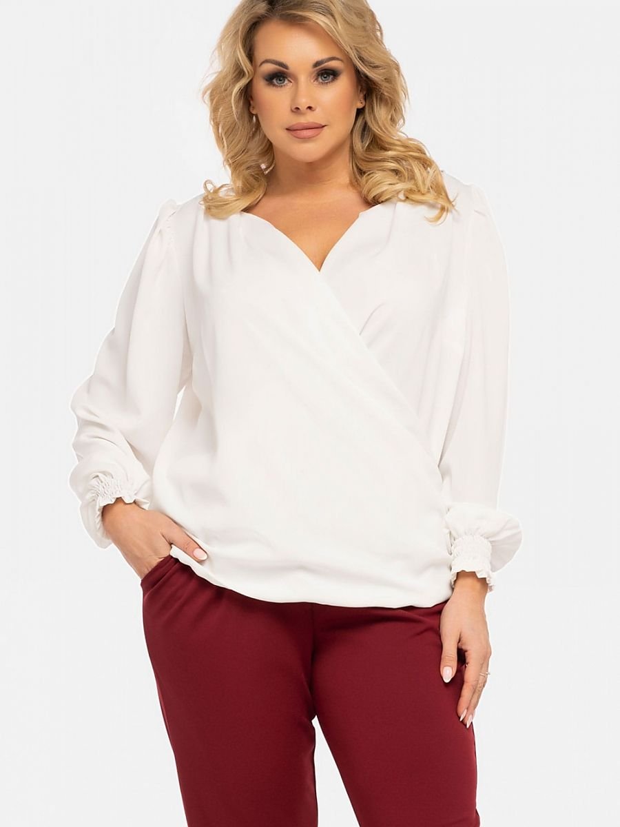 Plus size blouse model 190969 Karko-0