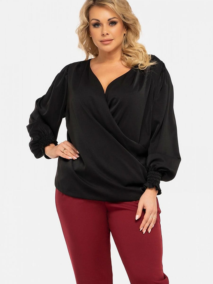 Plus size blouse model 190970 Karko-0