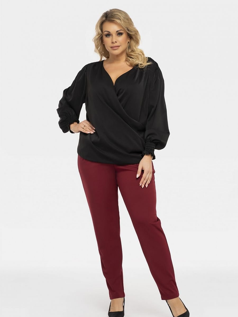 Plus size blouse model 190970 Karko-3