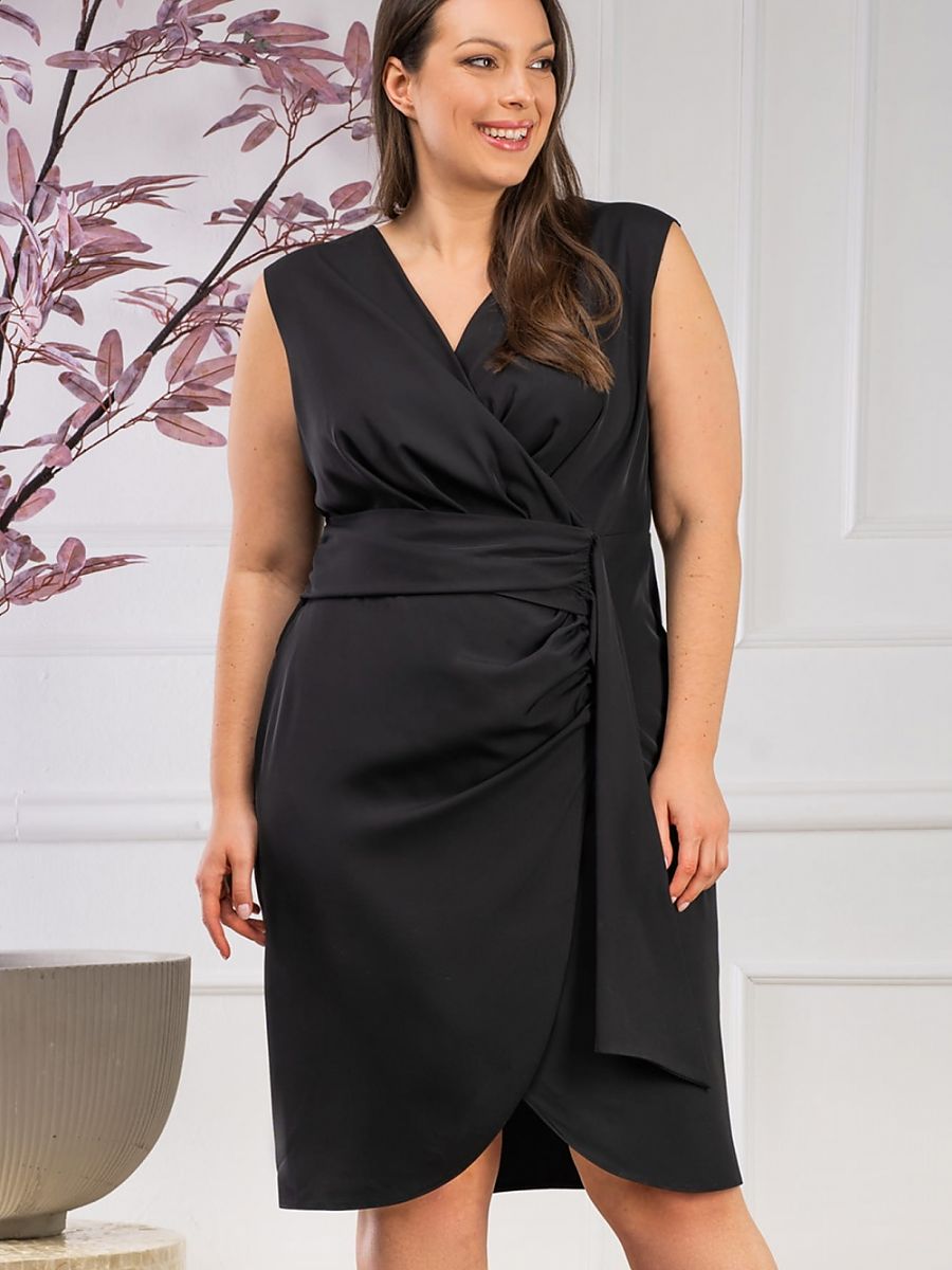 Plus size dress model 190982 Karko-0