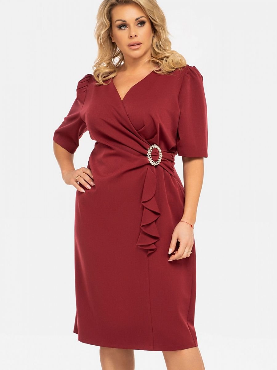 Plus size dress model 191376 Karko-0